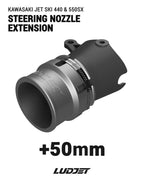 Steering Nozzle Extension for Kawasaki 440 & 550SX