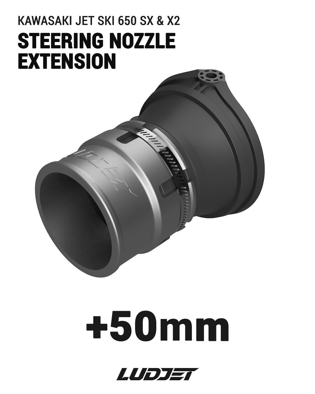 Steering Nozzle Extension for Kawasaki 650SX & X2