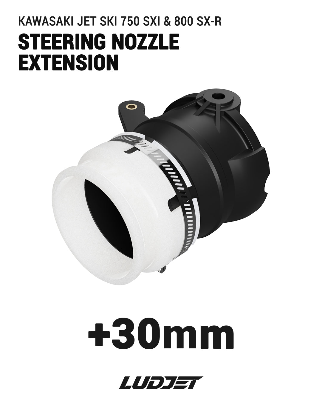 Steering Nozzle Extension for Kawasaki 750SXI & 800-SXR | PRE-ORDER