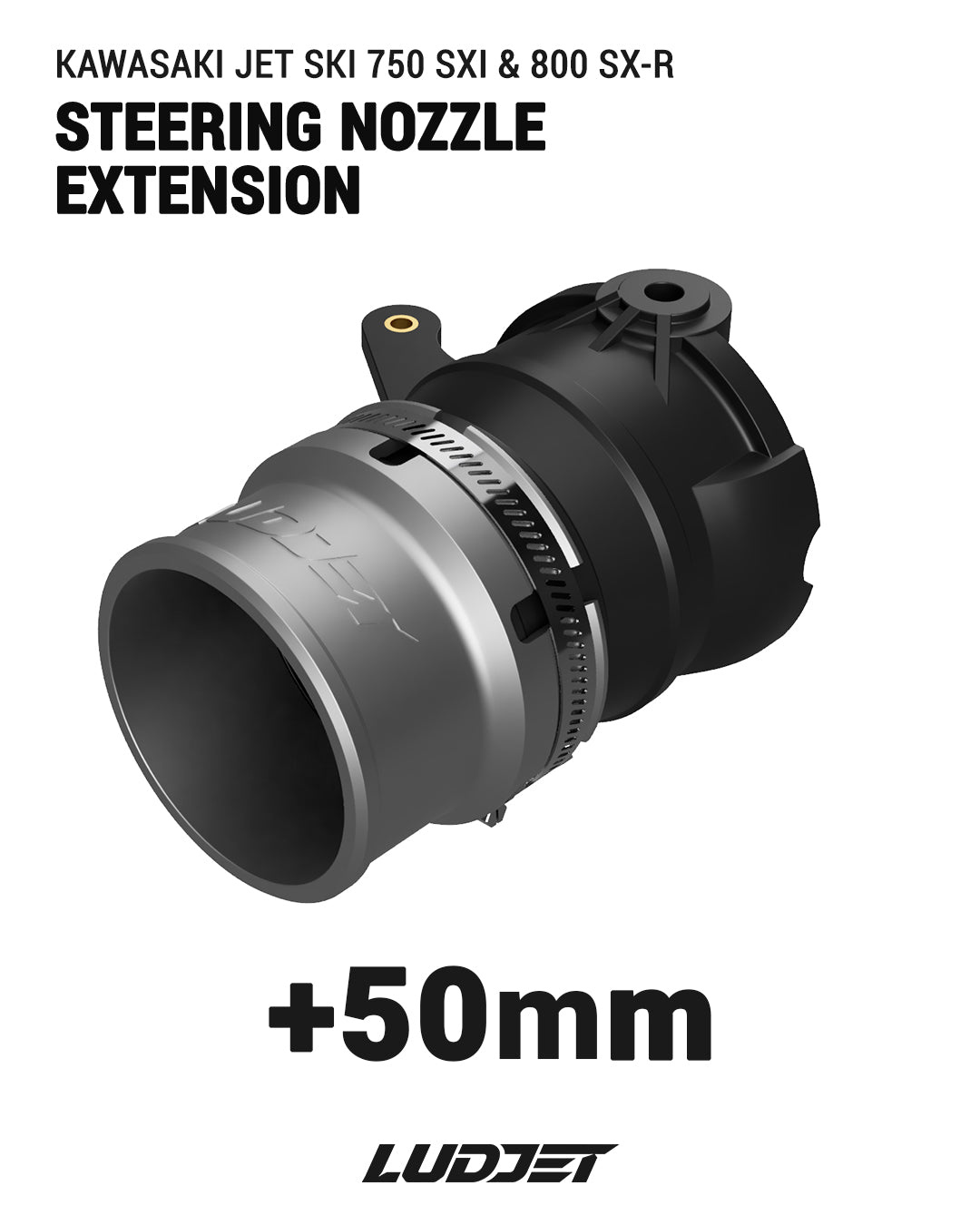 Steering Nozzle Extension for Kawasaki 750SXI & 800-SXR