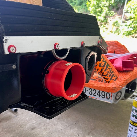 Customer-installed LUDJET nozzle extension on Yamaha SuperJet