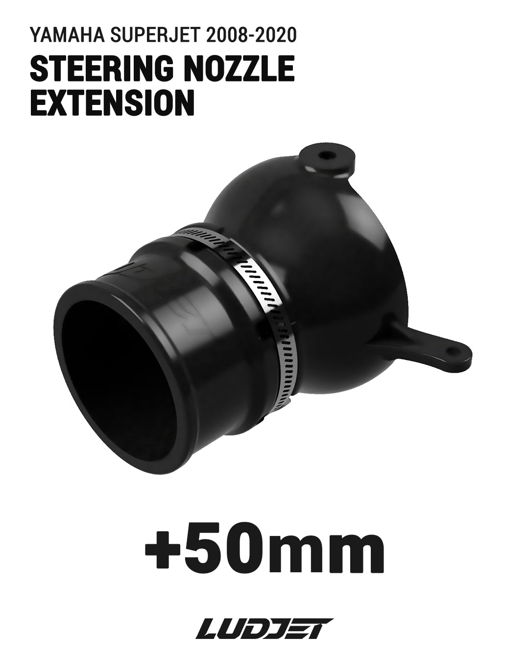 LUDJET Steering Nozzle Extension for Yamaha Superjet 2008-2020